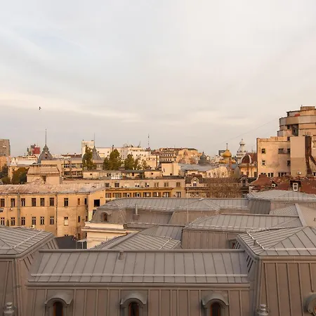 Royalty Apt With City Views On Calea Victoriei Bucharest Exterior photo