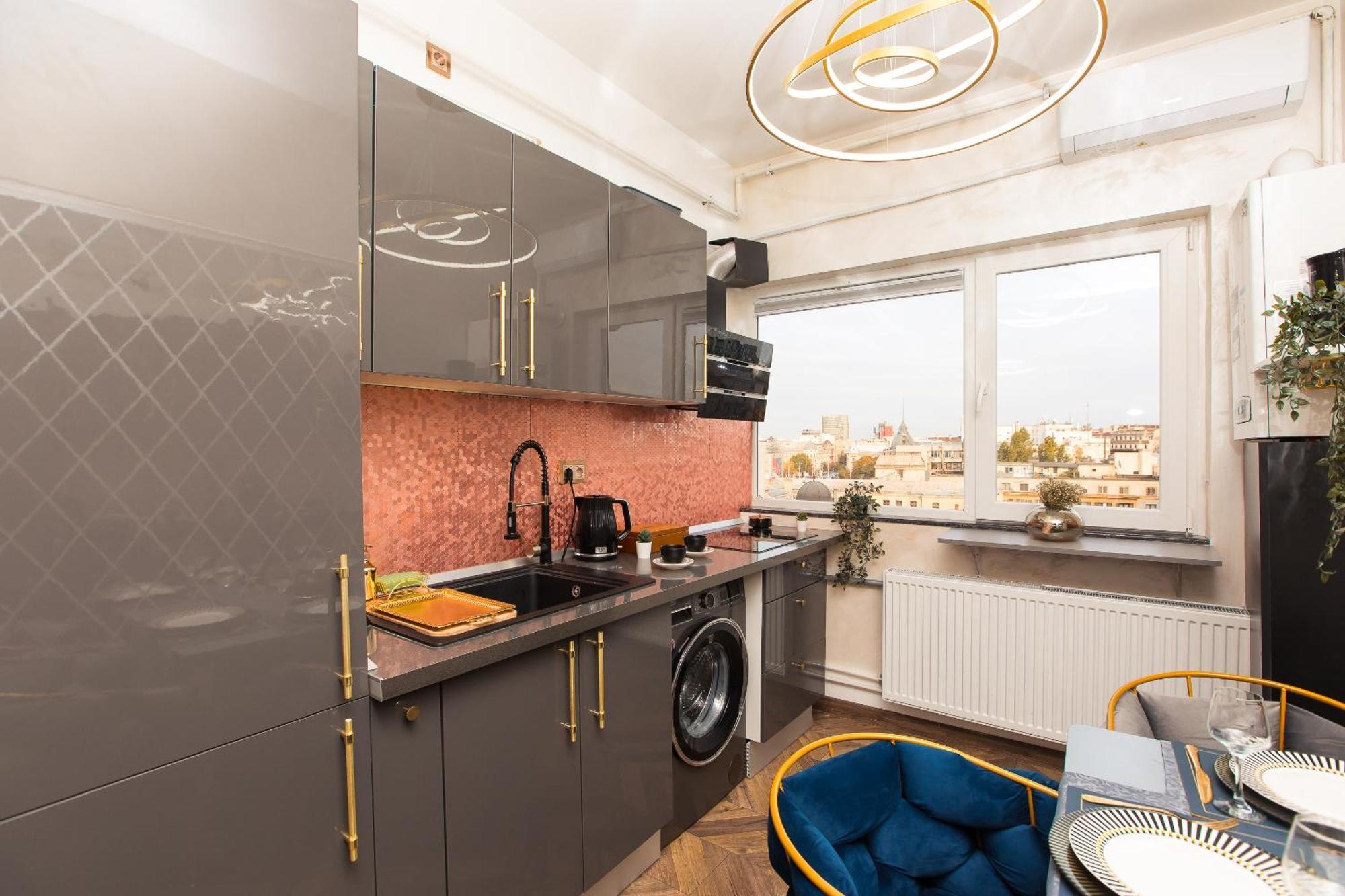 Appartamento Royalty With Views On Calea Victoriei Bucarest